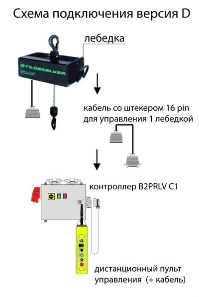 Пульт для лебедки схема